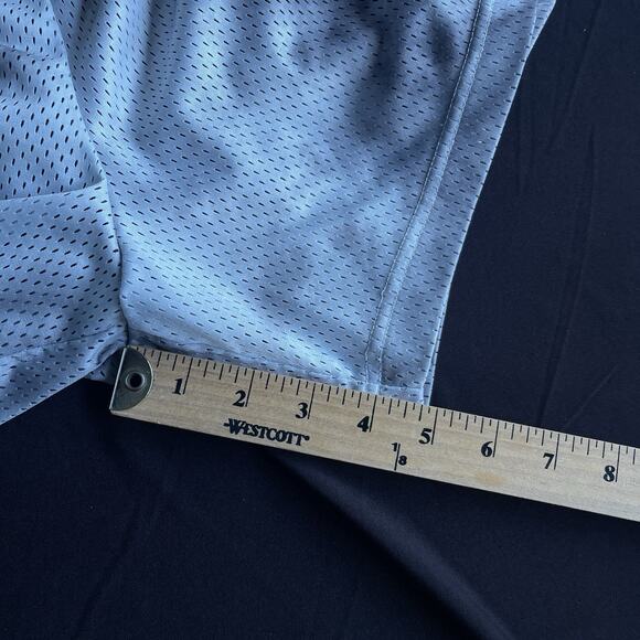 Nike Mens Mesh Basketball Shorts 2X Gray White Activewear Athletic Drawstring - Picture 10 of 10